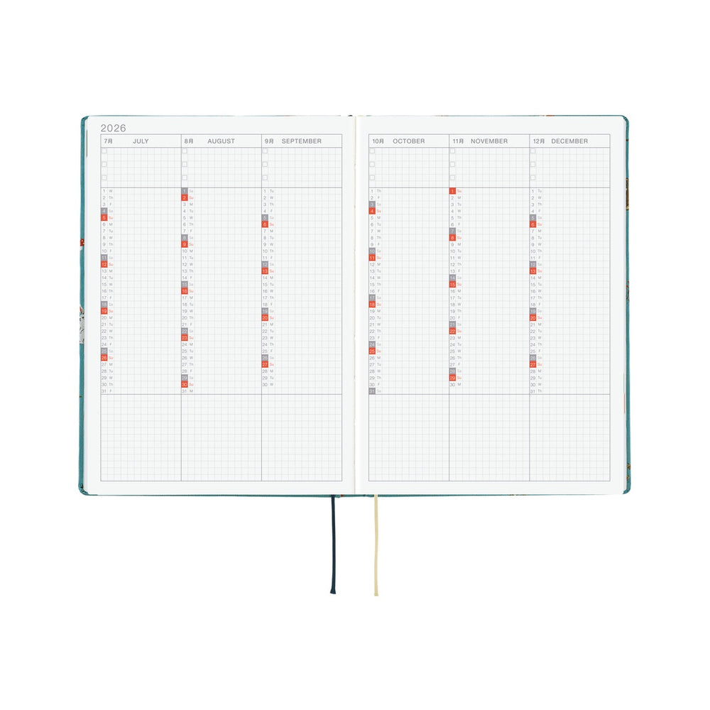 Hobonichi A5 HON Bow & Tie: In the Forest 2026