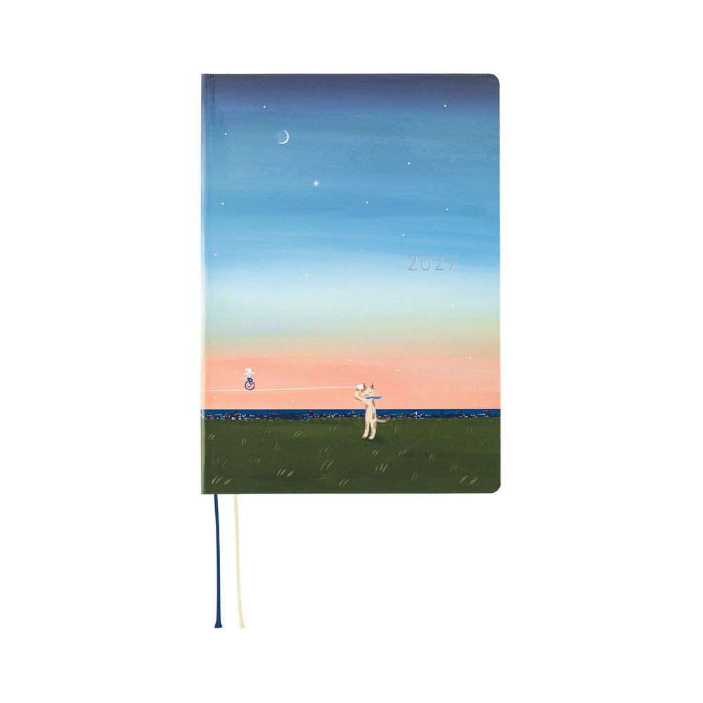 Hobonichi A5 HON Hiroko Kubota: String Telephone Until the Moon is Full 2027