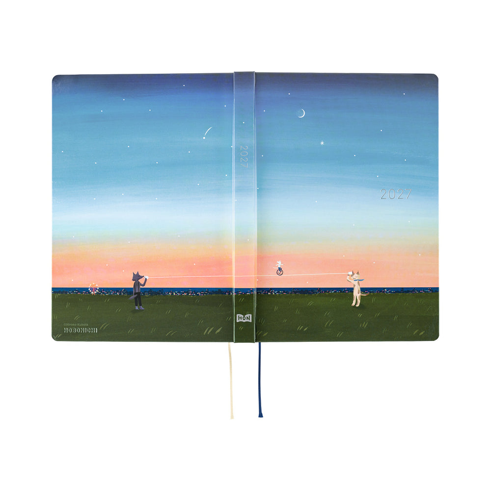 Hobonichi A5 HON Hiroko Kubota: String Telephone Until the Moon is Full 2027