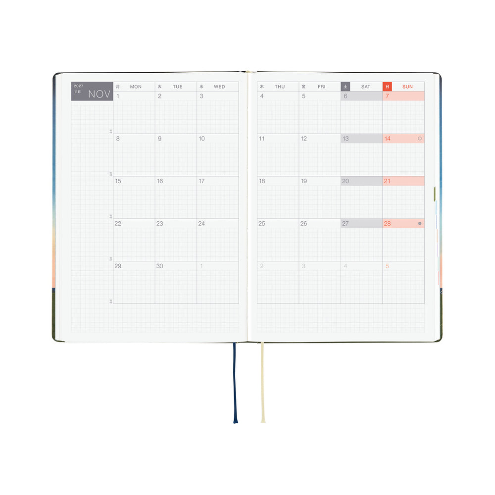 Hobonichi A5 HON Hiroko Kubota: String Telephone Until the Moon is Full 2027