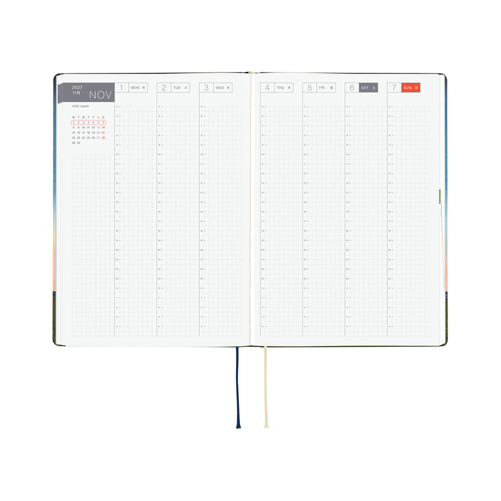 Hobonichi A5 HON Hiroko Kubota: String Telephone Until the Moon is Full 2027