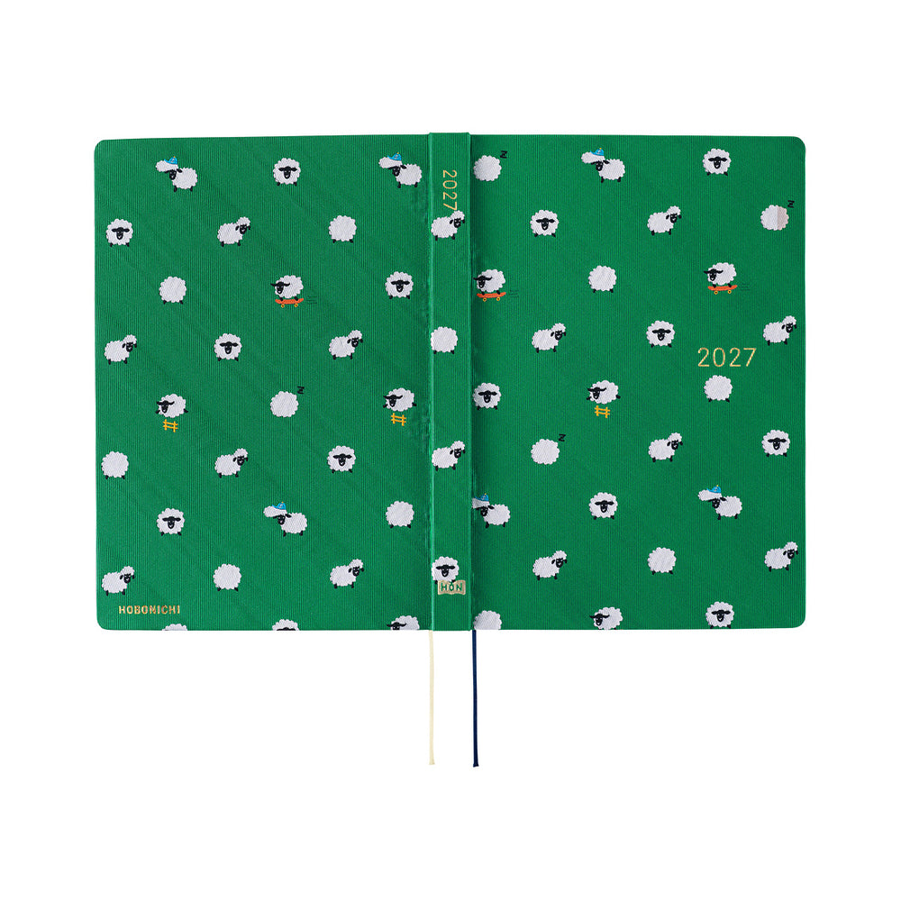 Hobonichi A5 HON Bow & Tie: Sheep Sheep Sheep 2027