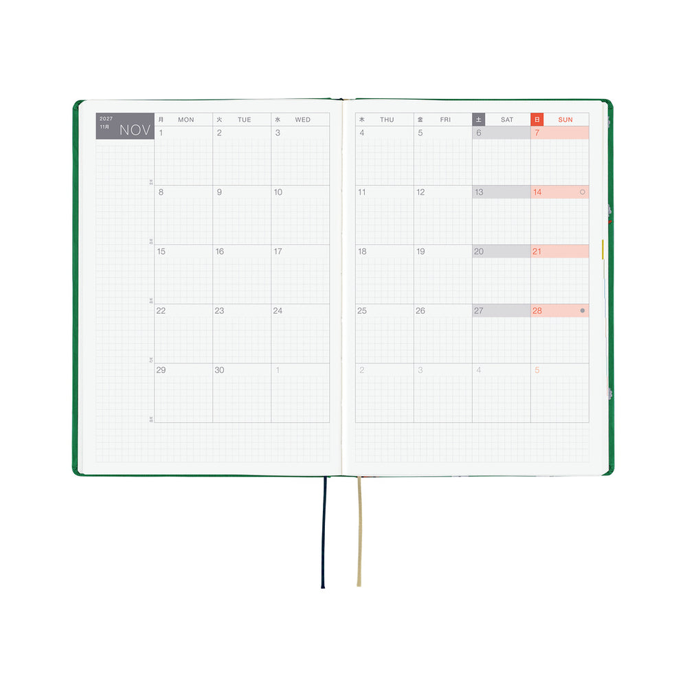 Hobonichi A5 HON Bow & Tie: Sheep Sheep Sheep 2027