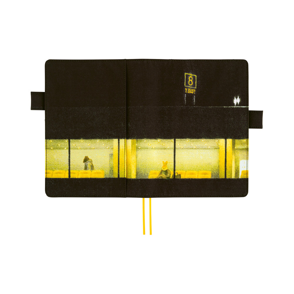 Hobonichi A5 Cover Akiko Miyakoshi: An Airport at Night