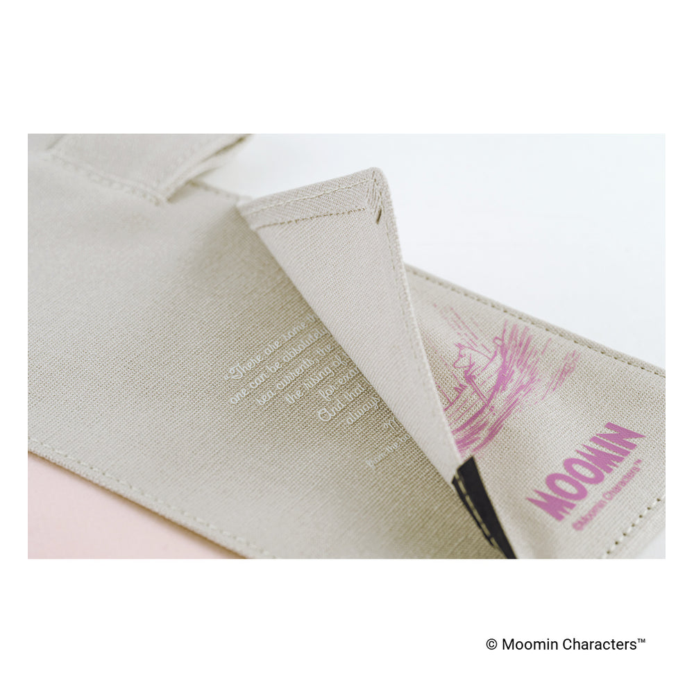 Hobonichi A5 Cover Moomin: My Yard (Pink Gray)