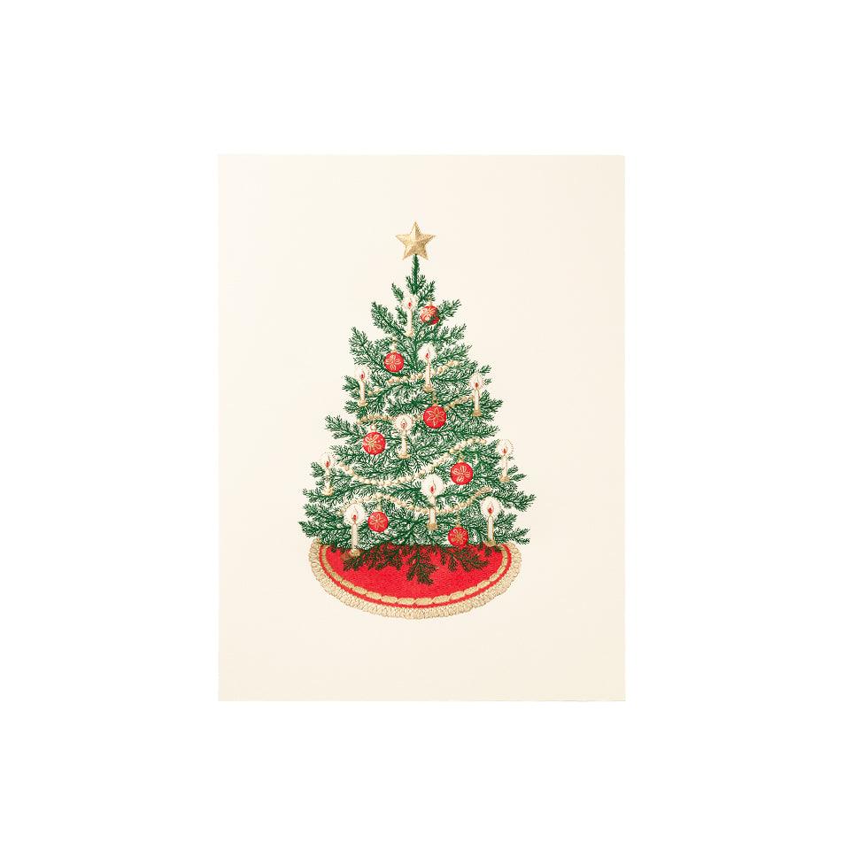 Crane Engraved Candlelight Christmas Tree Box Single - Laywine's