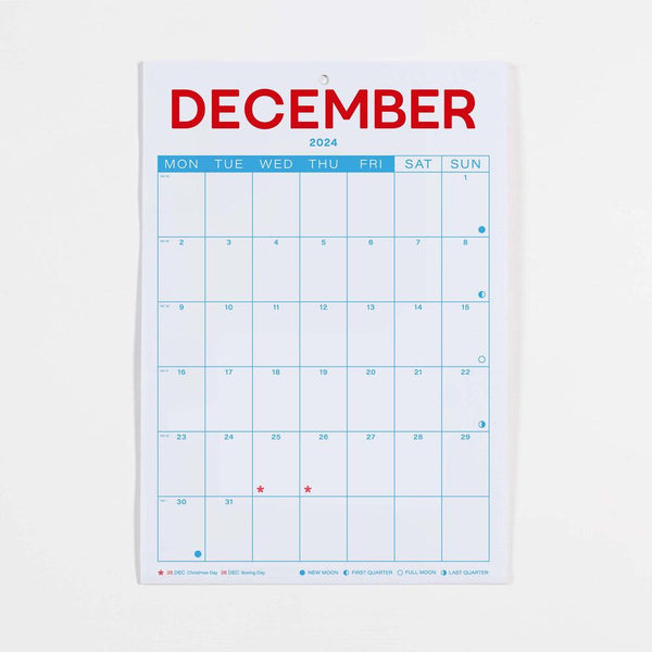 Crispin Finn 2024 Folding Wall Calendar - Laywine's