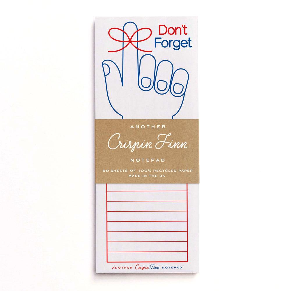Crispin Finn Don’t Forget Note Pad - Laywine's