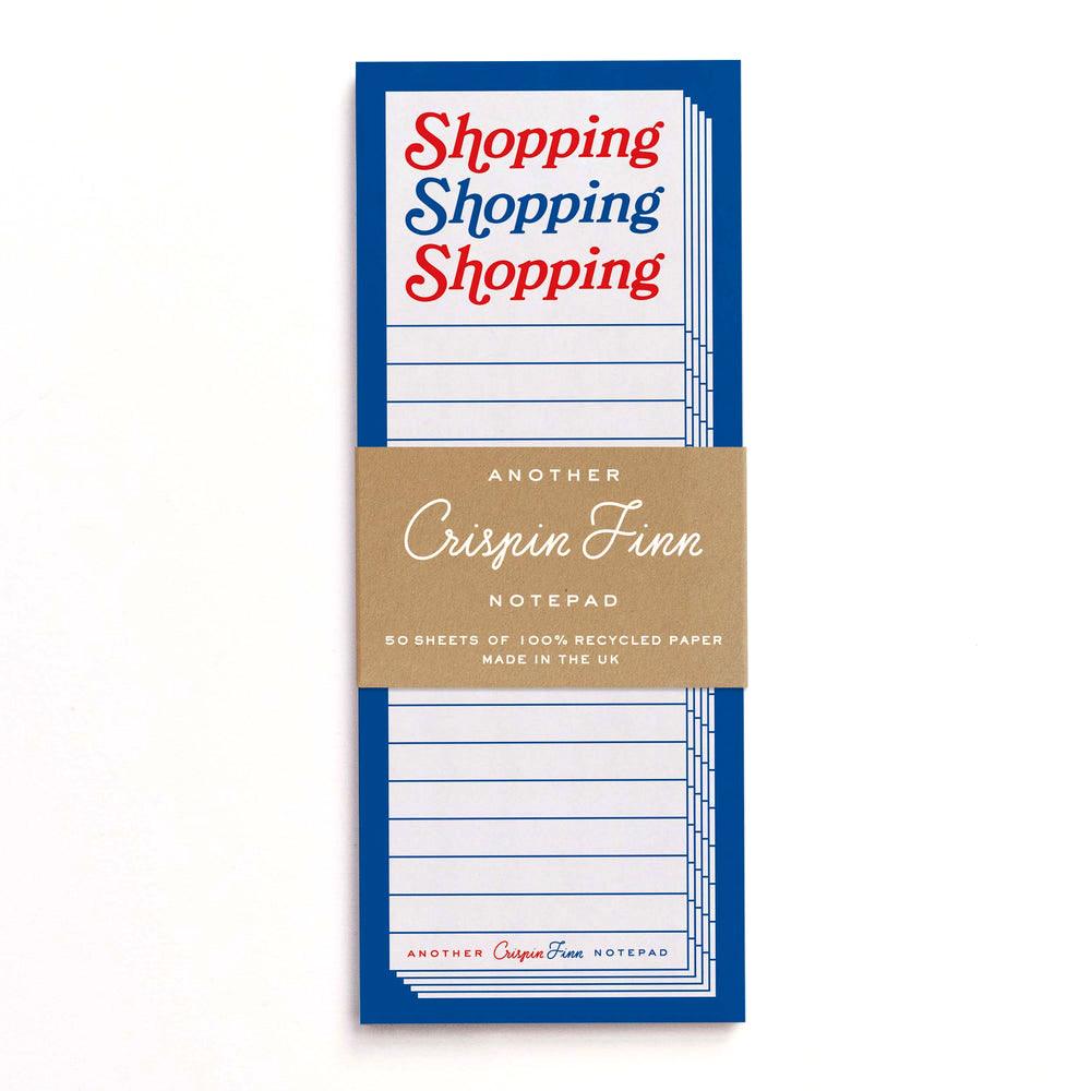 Crispin Finn Shopping Shopping Shopping Note Pad - Laywine's