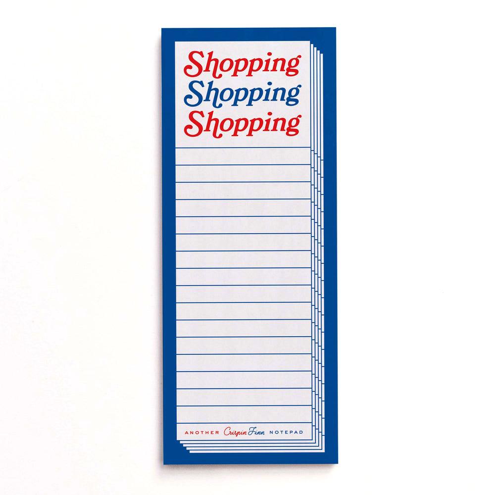 Crispin Finn Shopping Shopping Shopping Note Pad - Laywine's