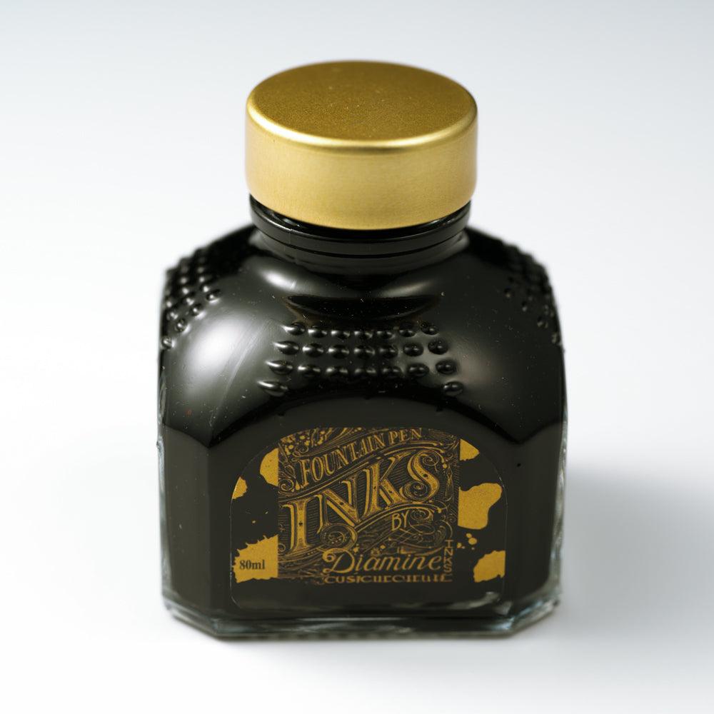 Diamine Bottled Ink Jet Black - Laywine's