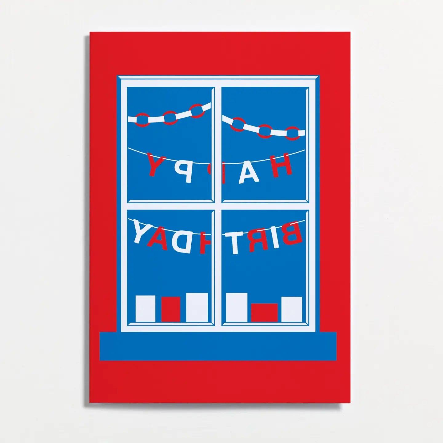 Crispin Finn Birthday Window Card