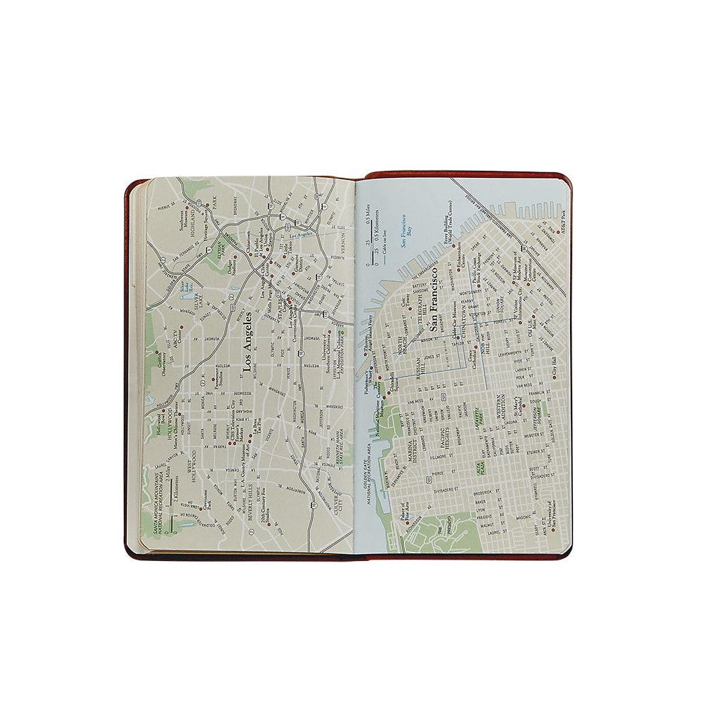 Graphic Image 5” Address Book Traditional Leather Red - Laywine's