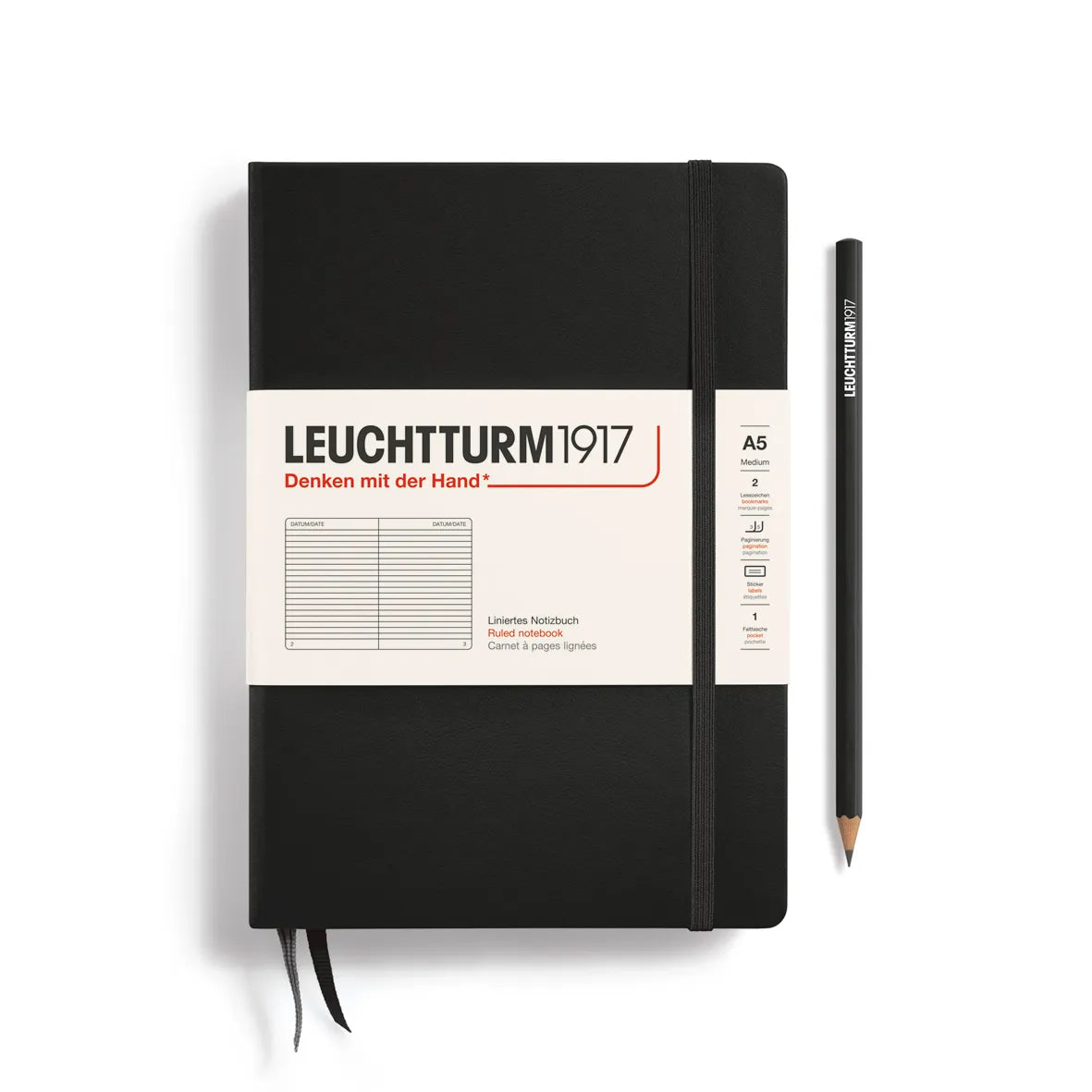 Leuchtturm1917 Medium A5 Hardcover Notebook