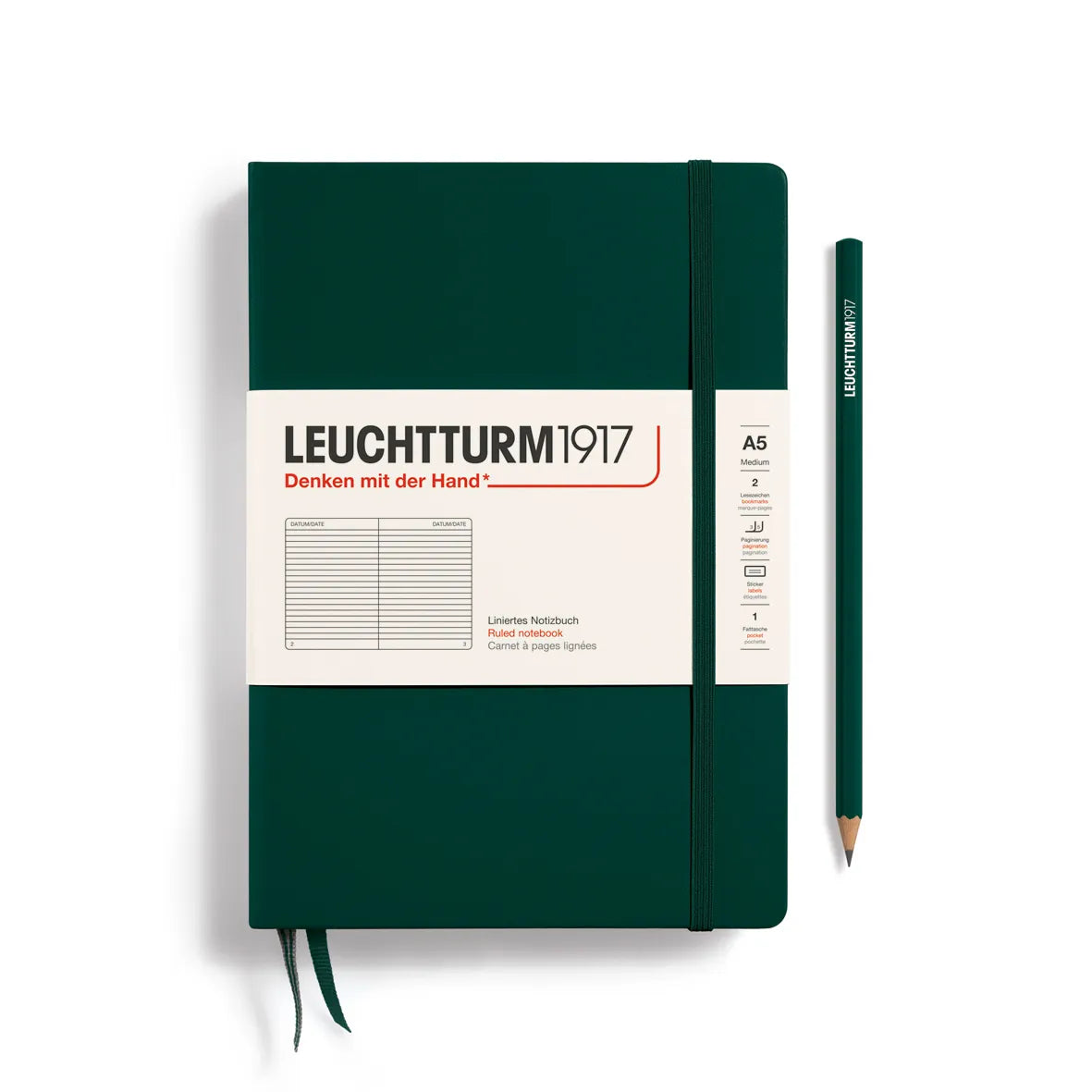 Leuchtturm1917 Medium A5 Hardcover Notebook