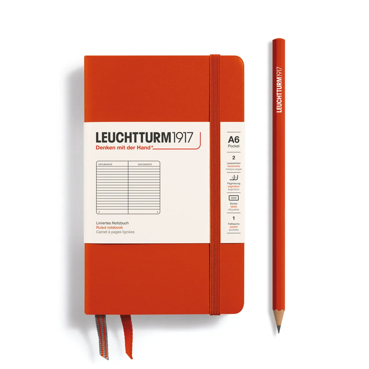 Leuchtturm1917 Pocket A6 Hardcover Notebook