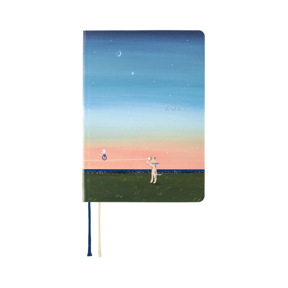 Hobonichi A6 HON Hiroko Kubota: String Telephone Until the Moon is Full 2027