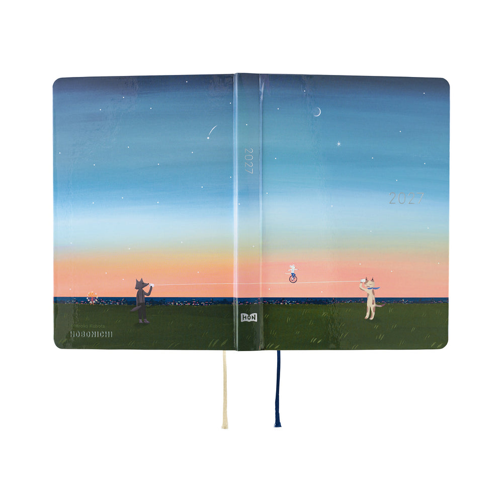 Hobonichi A6 HON Hiroko Kubota: String Telephone Until the Moon is Full 2027