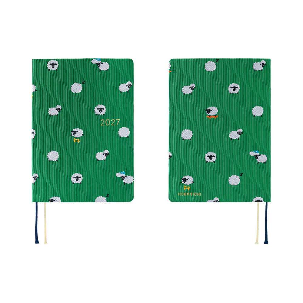 Hobonichi A6 HON Bow & Tie: Sheep Sheep Sheep 2027