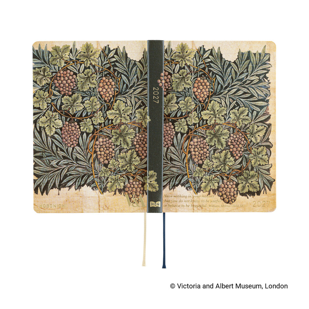 Hobonichi A6 HON V&A Series: Vine 2027