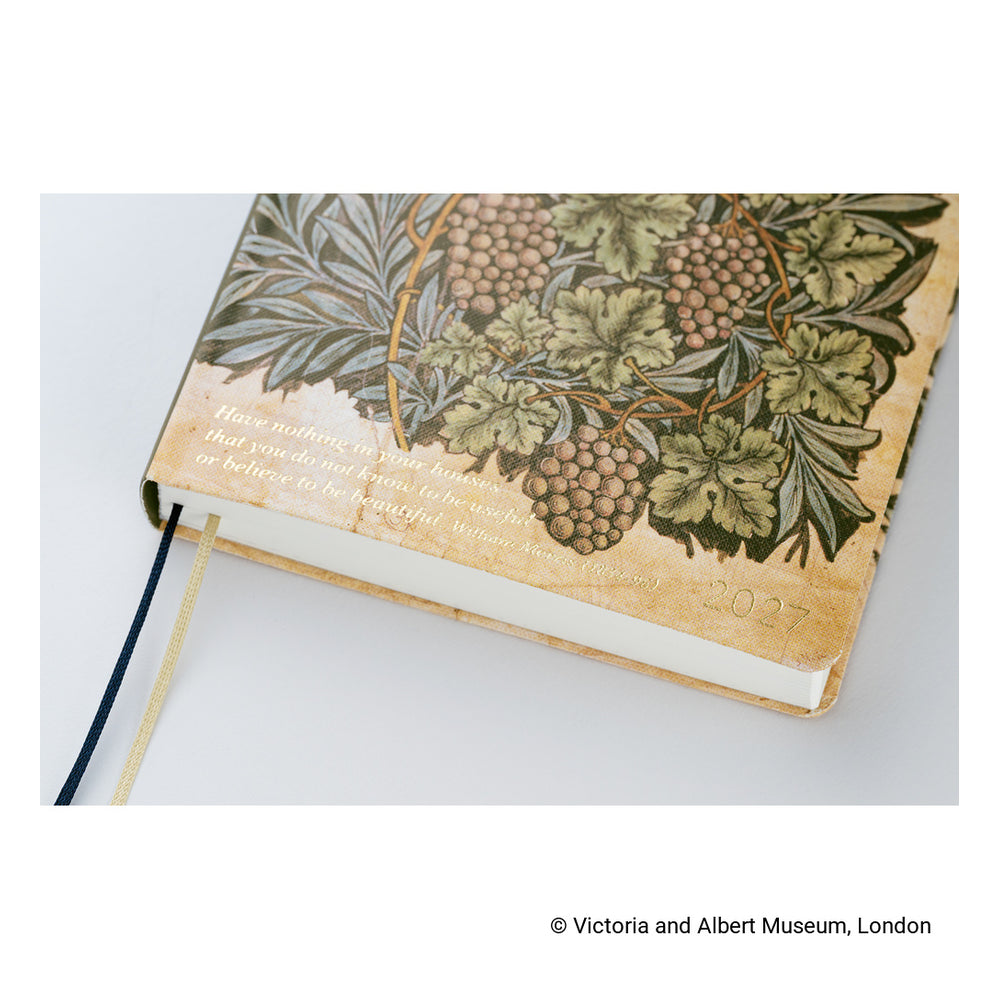 Hobonichi A6 HON V&A Series: Vine 2027