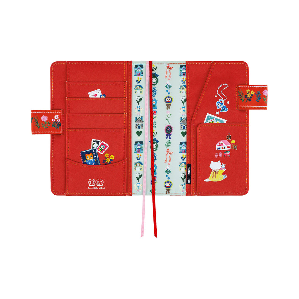 Hobonichi A6 Cover Yumi Kitagishi: White Cat House