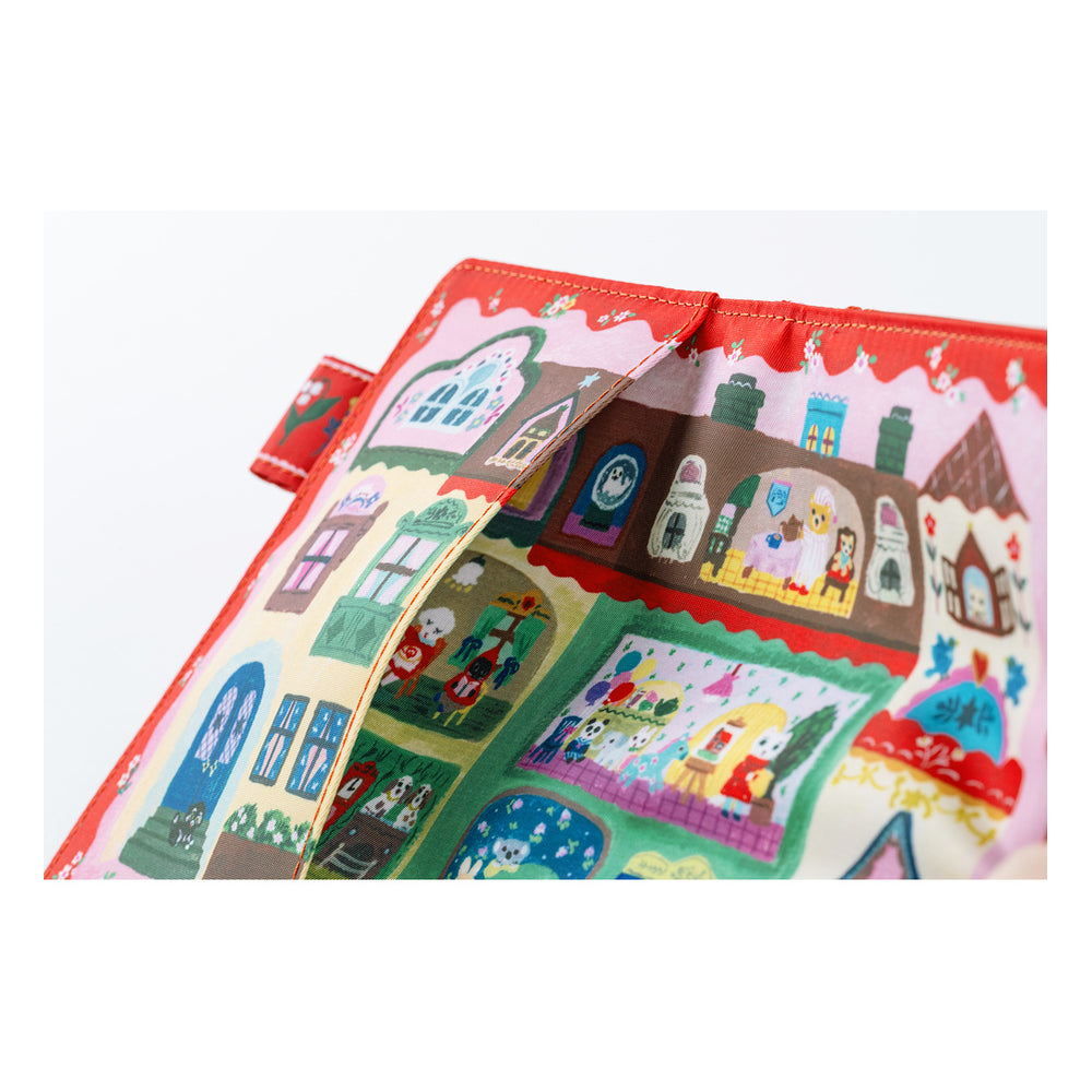 Hobonichi A6 Cover Yumi Kitagishi: White Cat House