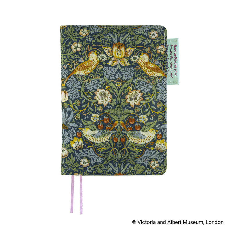 Hobonichi A6 Cover V&A Series: Strawberry Thief