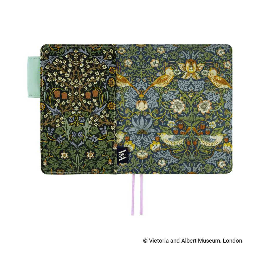 Hobonichi A6 Cover V&A Series: Strawberry Thief