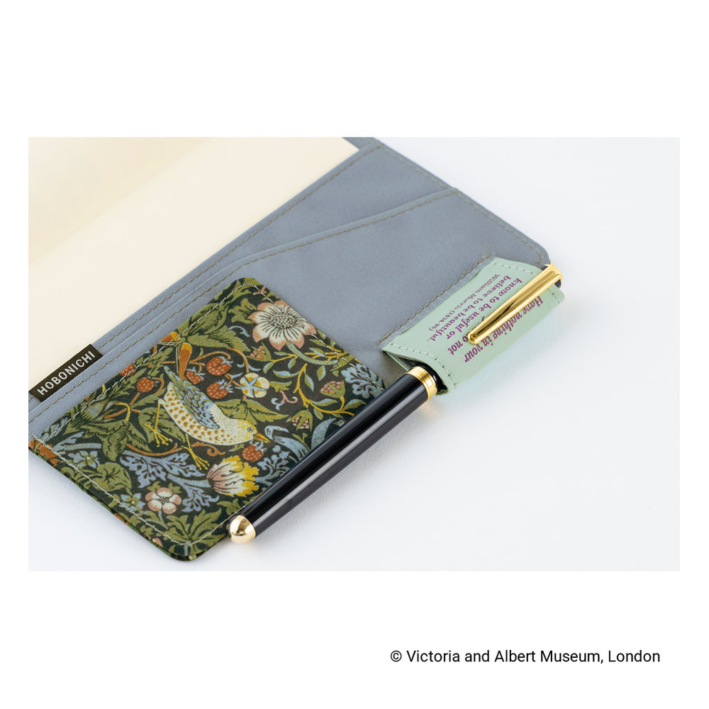 Hobonichi A6 Cover V&A Series: Strawberry Thief