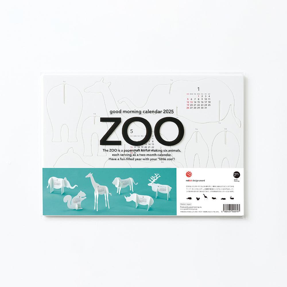 Good Morning Zoo Desk Calendar 2025