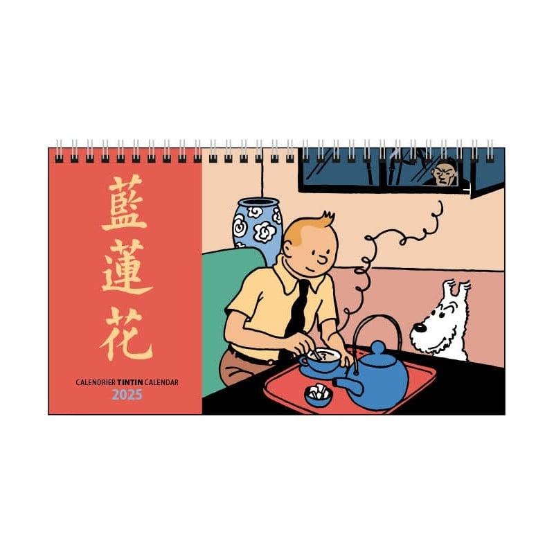 Tintin Desk Calendar 12.5x21cm 2025