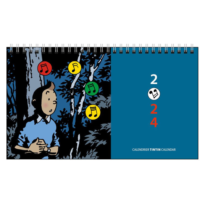 Tintin Desk Calendar 12.5x21cm 2024 - Laywine's