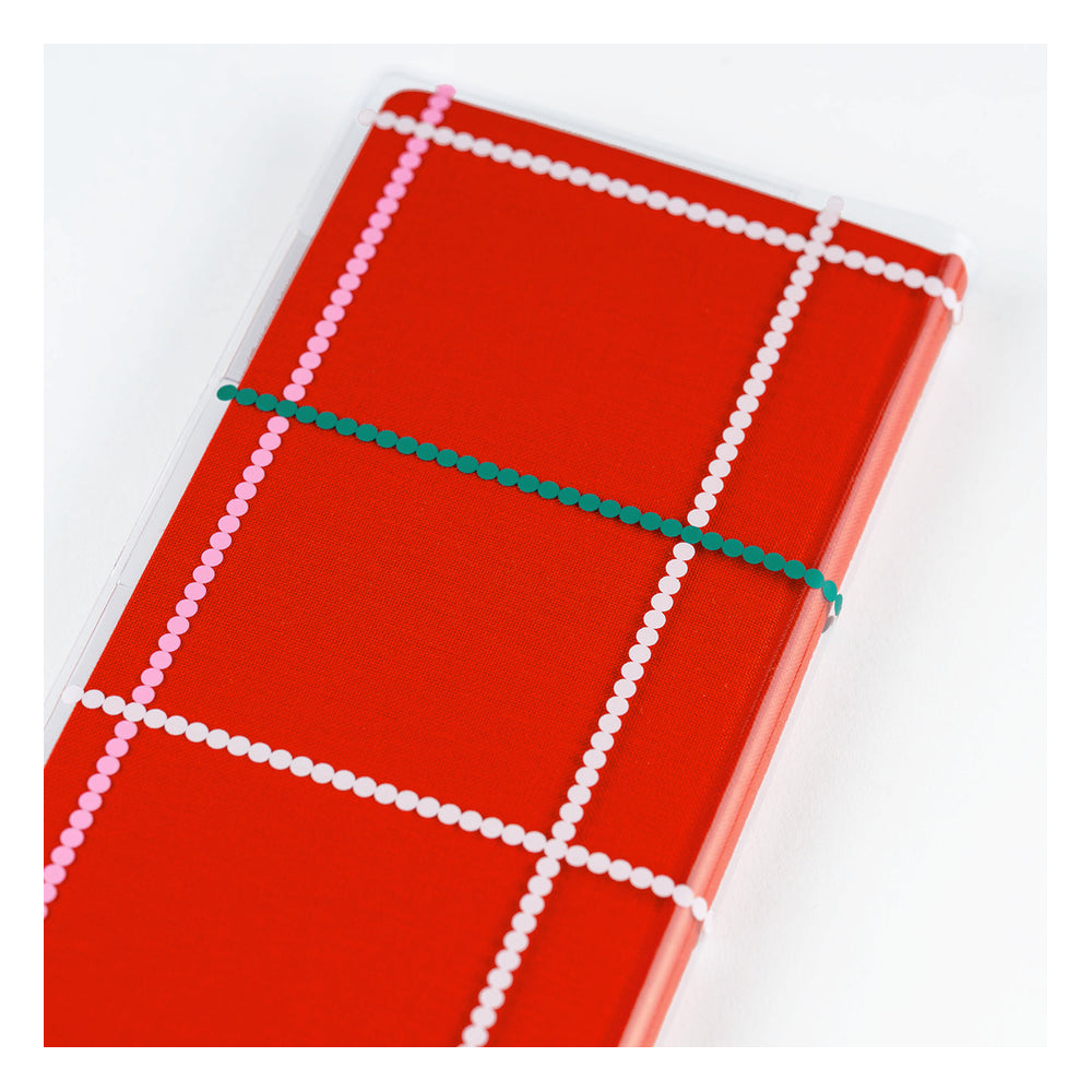 Hobonichi Yoshie Watanabe: Clear Cover for Weeks (Dotted Plaid)