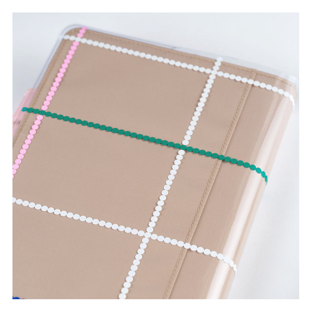 Hobonichi Yoshie Watanabe: Cover on Cover for A5 Size (Dotted Plaid)