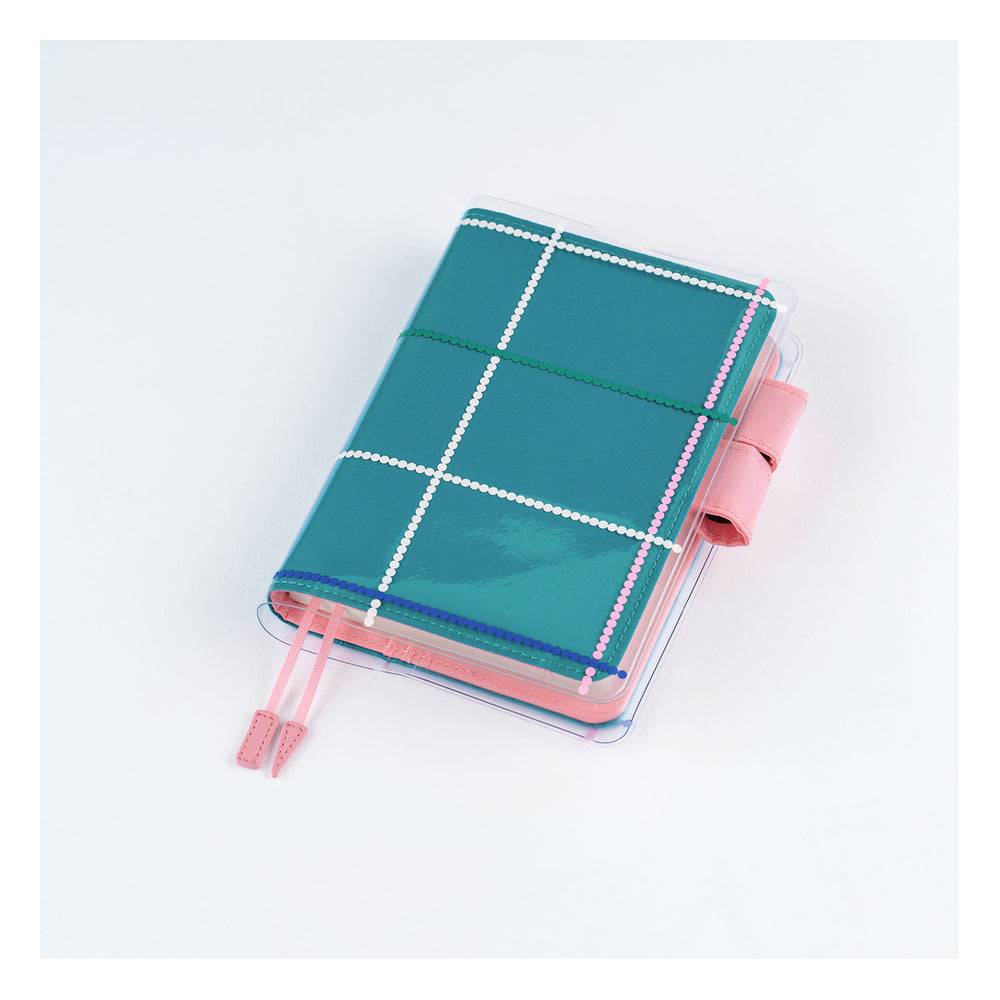 Hobonichi Yoshie Watanabe: Cover on Cover for A6 Size (Dotted Plaid)