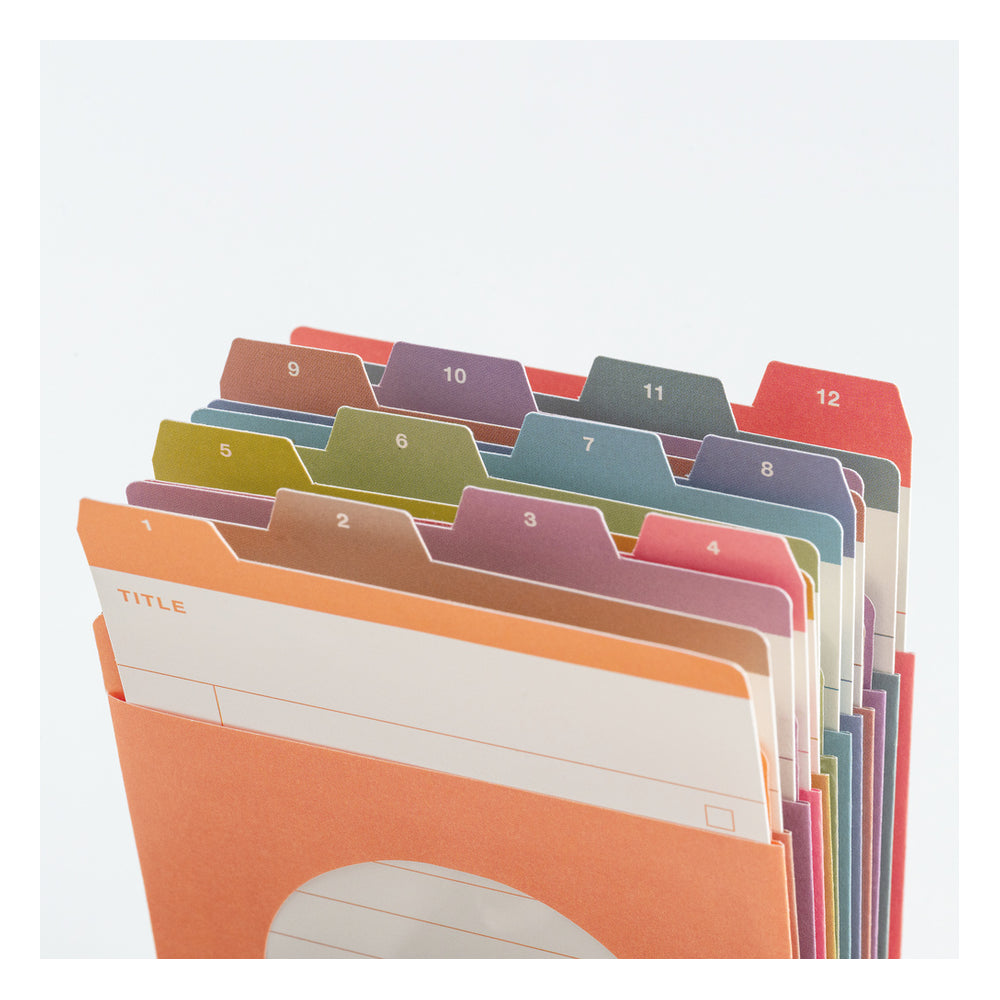 Hobonichi TSUKI no IRO: 12 Month Index Pockets