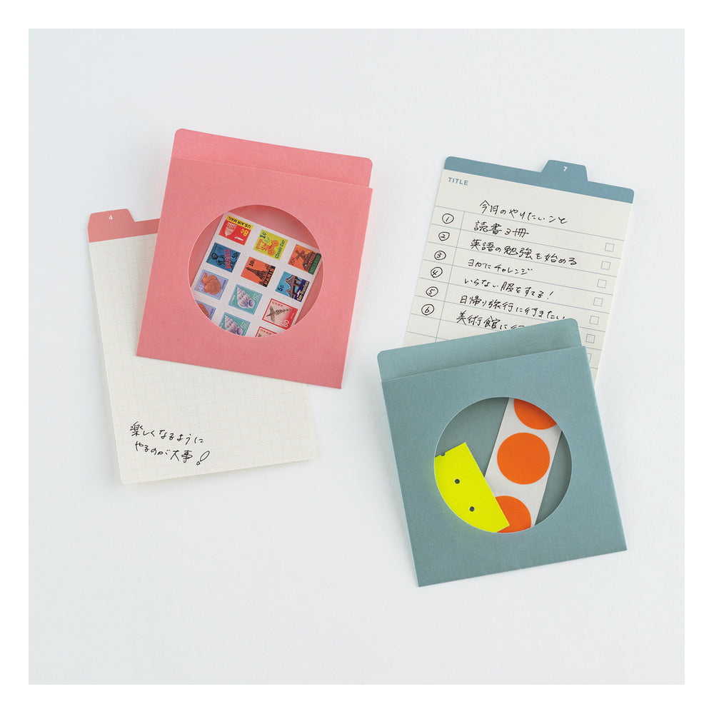 Hobonichi TSUKI no IRO: 12 Month Index Pockets