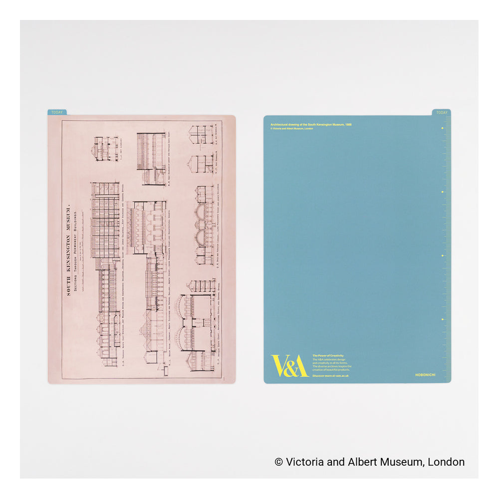 Hobonichi V&A Series: Hobonichi Pencil Board for A5 Size (Architectural Drawing)