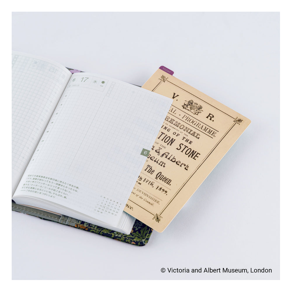 Hobonichi V&A Series: Hobonichi Pencil Board for A6 Size (V&A’s Foundation Stone Programme)