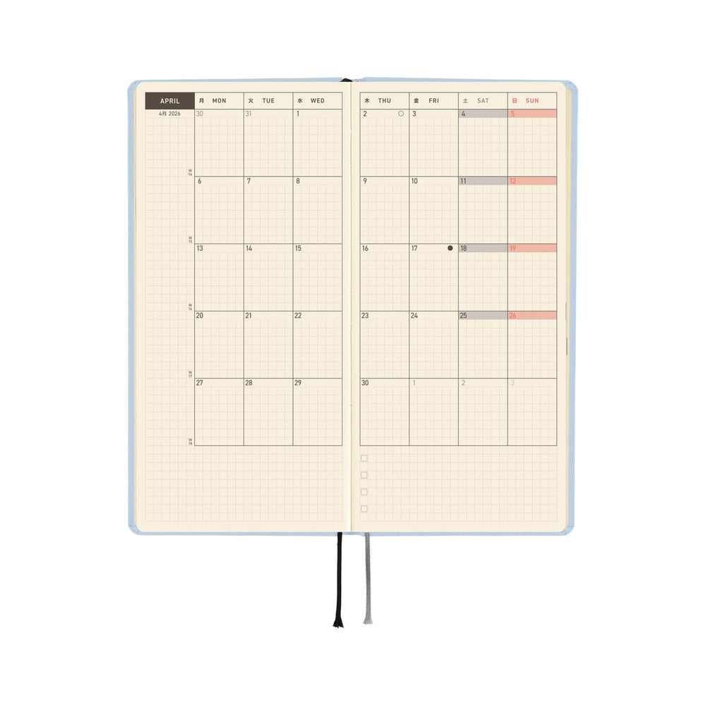 Hobonichi Weeks Colors: Sky Mist 2026