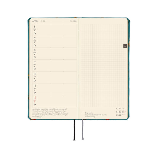 Hobonichi Weeks MEGA Bow & Tie: In the Forest 2026