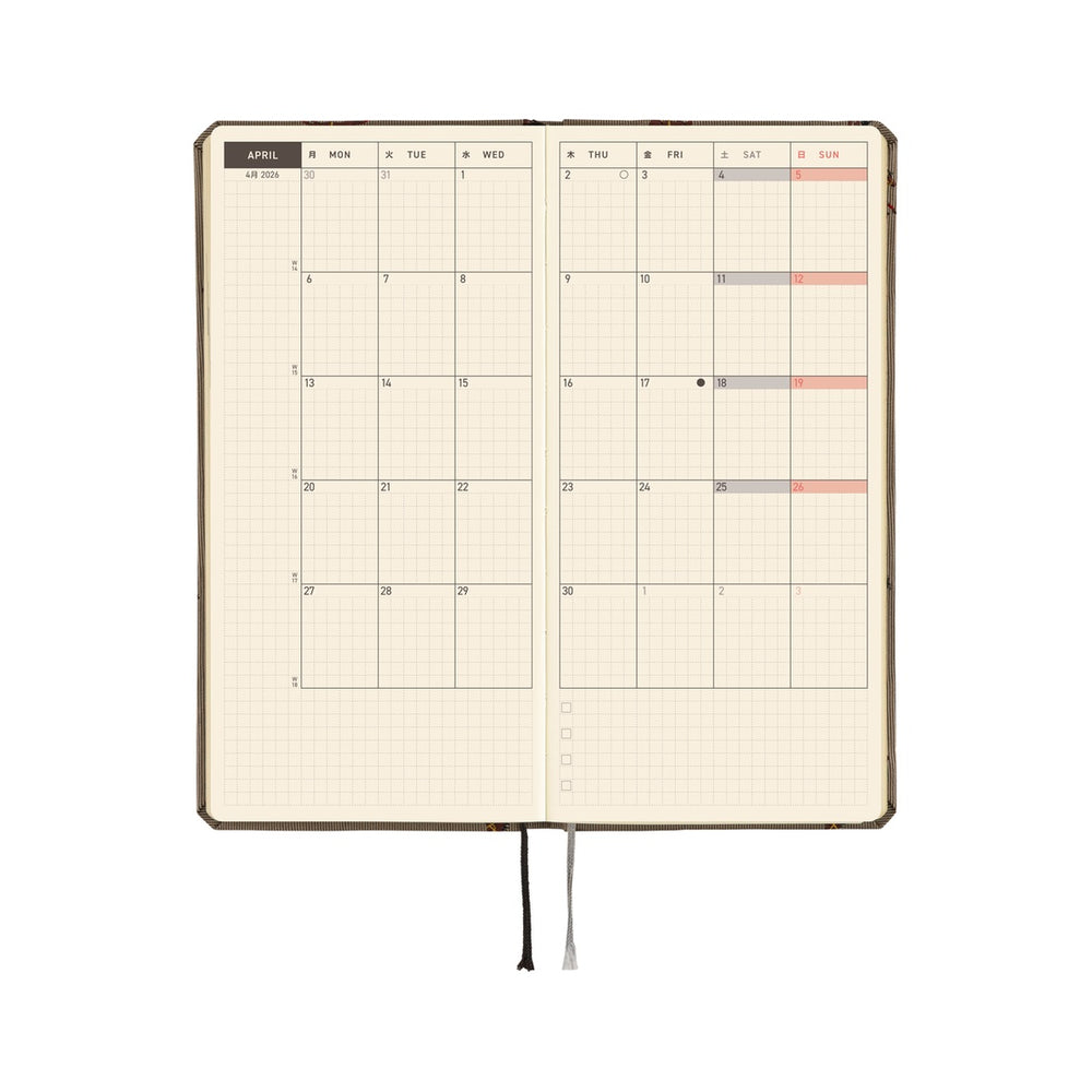 Hobonichi Weeks MEGA Bow & Tie: Galloping Horses 2026