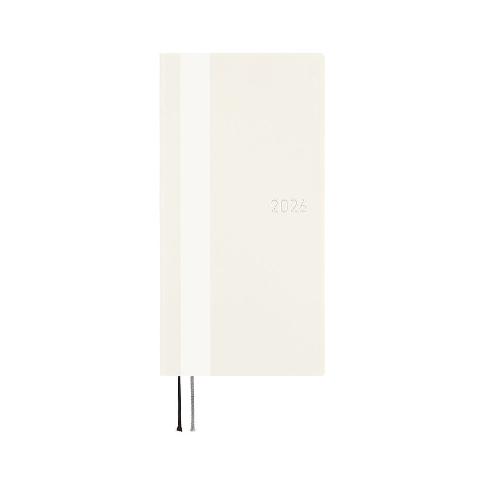 Hobonichi Weeks White Line: Ivory 2026