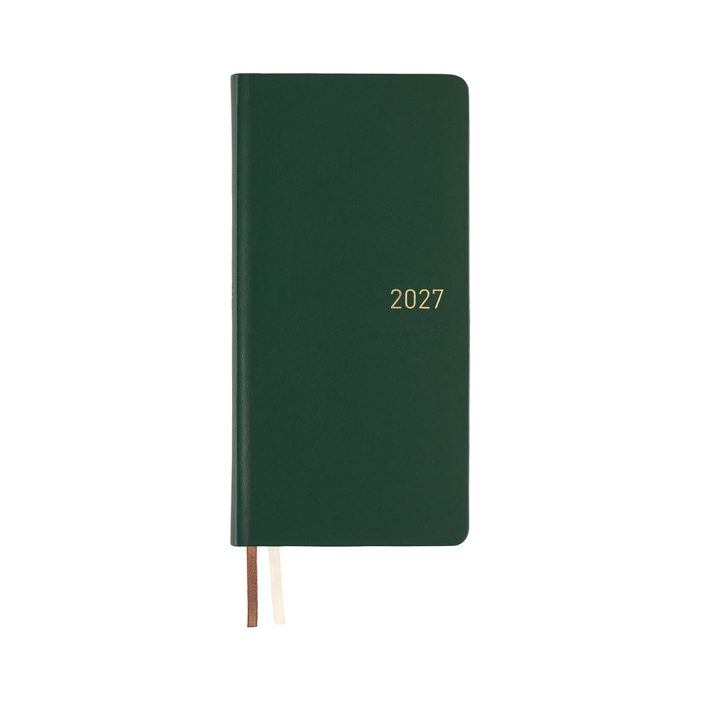 Hobonichi Weeks Leather: Forest Green 2027