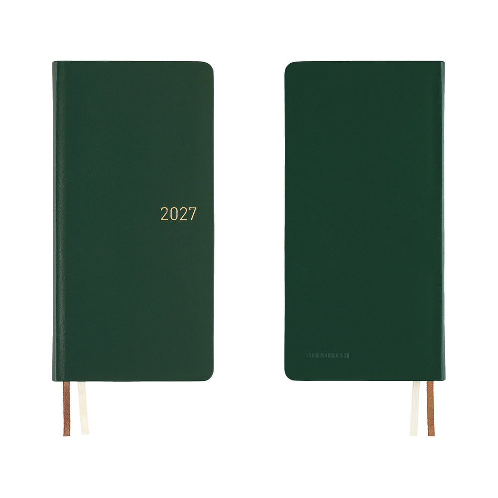 Hobonichi Weeks Leather: Forest Green 2027