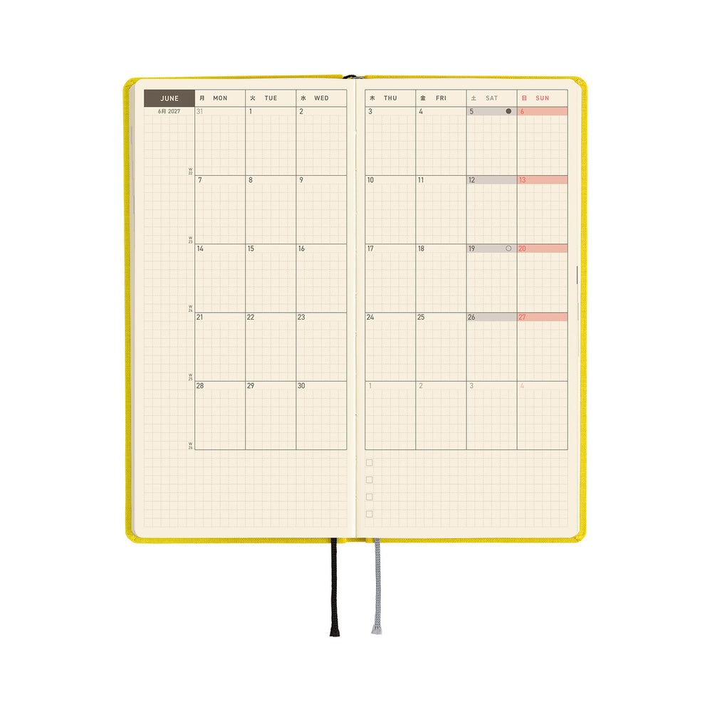Hobonichi Weeks Colors: Canaria Yellow 2027