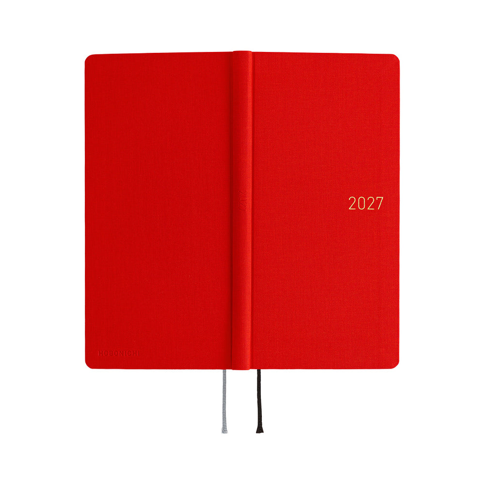 Hobonichi Weeks Colors: Poppy Red 2027