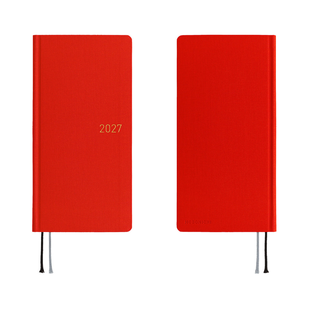 Hobonichi Weeks Colors: Poppy Red 2027