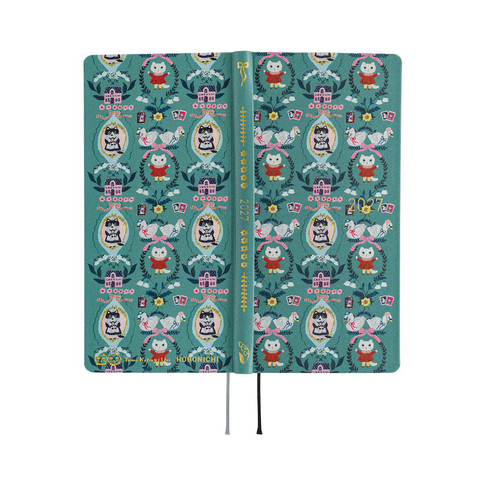 Hobonichi Weeks Yumi Kitagishi: White Cat Wallpaper 2027